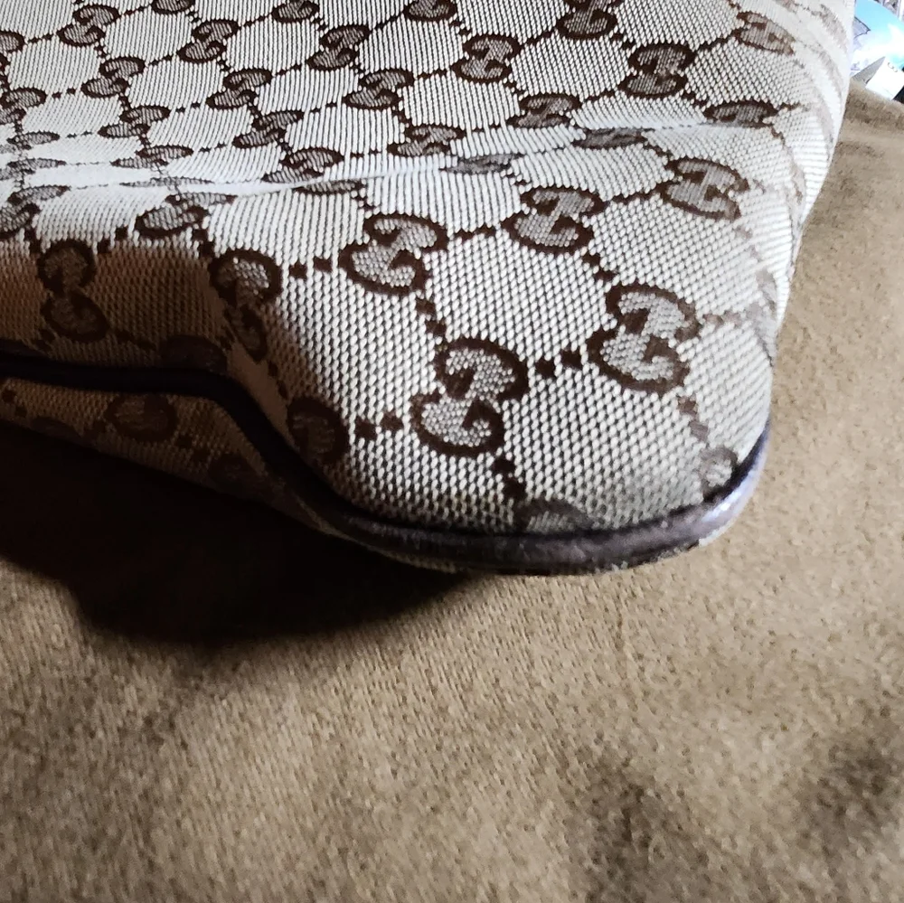 Gucci GG Canvas Med Britt Hobo & D Ring GG Canvas Compact Wallet - Picture 10 of 14